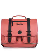 Cartable 3 Compartiments Cameleon Rose vintage north PBVWCA41
