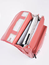 Sac  Dos 2 Compartiments Cameleon Rose vintage north PBVWSD38-vue-porte
