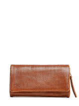 Portefeuille Cuir Biba Marron heritage JEK1L