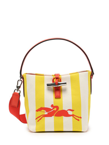 Longchamp Essential transat Sac port travers Jaune