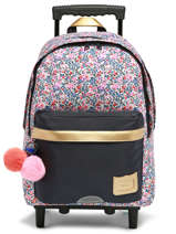 Sac A Dos  Roulettes 2 Compartiments Tann's Multicolore les fantaisies f 73265