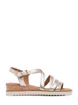 Sandales En Cuir Gabor Beige women 89