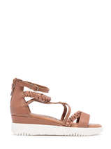 Sandalen Uit Leder Tamaris Bruin women 20