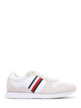 Sneakers En Cuir Tommy hilfiger Blanc men 4699YBS