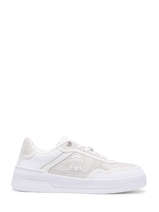 Sneakers En Cuir Tommy hilfiger Blanc women 7289YBS