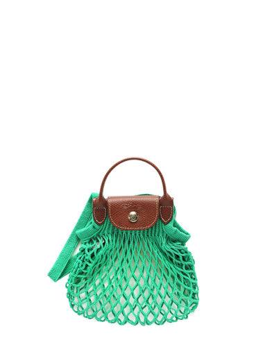 Longchamp Le pliage filet Sac port travers Vert
