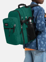 Sac  Dos 2 Compartiments + Pc 16" Eastpak Vert authentic K955-vue-porte