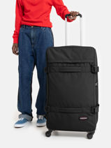 Valise Souple Authentic Luggage Authentic Luggage Eastpak Noir authentic luggage EK0A5BFK-vue-porte