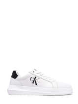 Sneakers En Cuir Calvin klein jeans Blanc men 681YBR