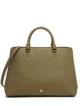 Handtas Hanna 37 Leder Lauren ralph lauren Groen hanna 31898556