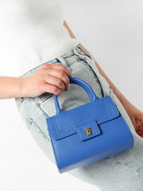 Sac Bandoulire Gold Miniprix Bleu gold HY5424-vue-porte