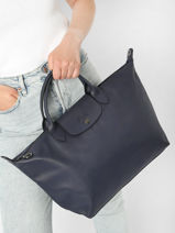Longchamp Le pliage xtra Sac port main Bleu-vue-porte