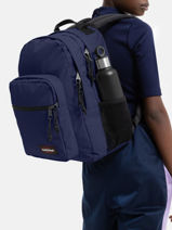 Rugzak Morius 2 Compartimenten Met 15" Laptopvak Eastpak Blauw authentic K40F-vue-porte