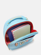 Sac  Dos Ralphie 1 Compartiment Jeune premier Bleu daydream girls G-vue-porte