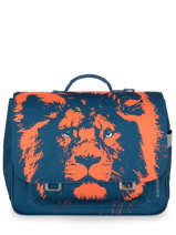 Boekentas It Bag Midi 2 Compartimenten Jeune premier Blauw daydream boys B