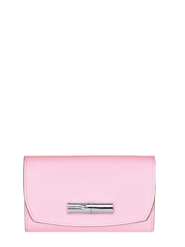 Longchamp Roseau box Portefeuille Roze