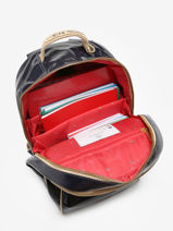 Sac  Dos James 3 Compartiments Jeune premier Bleu daydream girls G-vue-porte