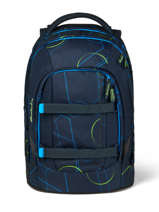 Sac  Dos 2 Compartiments Satch Bleu pack SIN1