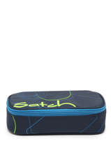 Pennenzak 1 Compartiment Satch Blauw pencil case BSC1