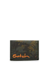 Portefeuille Satch Vert wallet 956