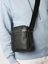 Messenger Tas Tommy hilfiger Zwart central AM10936-vue-porte
