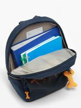 Sac  Dos Mini Laurel Boys Stones and bones Bleu boys B-vue-porte