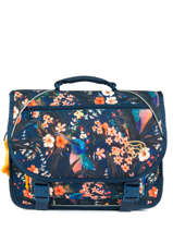 Cartable 2 Compartiments Lily Girls Stones and bones Bleu girls G