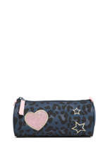Pennenzak 1 Compartiment Milky kiss Blauw forever stars 2402