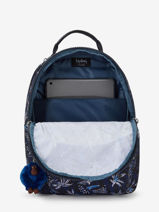 Sac  Dos 1 Compartiment + Pc 15" Kipling Bleu back to school KI5357-vue-porte