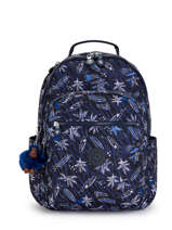 Sac  Dos Seoul 1 Compartiment + Pc 15" Kipling Bleu back to school KI4851