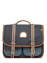Cartable 2 Compartiments Kickers Bleu boy 23671473