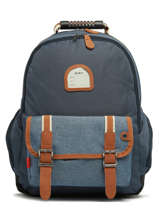 Sac  Dos 2 Compartiments Kickers Bleu boy 23738470