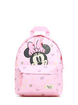 Sac  Dos 1 Compartiment Mickey and minnie mouse Rose made for fun 3866