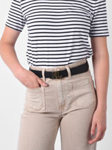 Ceinture Elmswood Lauren ralph lauren Noir elmswood 12912039-vue-porte