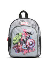 Sac  Dos 1 Compartiment Avengers Gris safety shield 2690