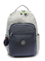 Sac  Dos 1 Compartiment + Pc 15" Kipling Multicolore back to school / pbg PBG21305