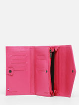 Portefeuille Madras Cuir Etrier Rose madras EMAD701-vue-porte