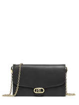 Sac Bandoulire Adair Cuir Lauren ralph lauren Noir adair 31902100