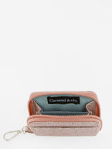 Porte-monnaie Caramel et cie Rose mini MI-vue-porte