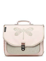 Cartable 2 Compartiments Caramel et cie Rose boheme FI