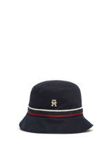 Chapeau Tommy hilfiger Bleu th feminine  AW15097