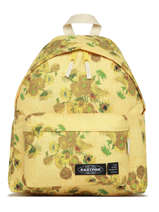 Sac  Dos 1 Compartiment Eastpak Jaune van gogh A5BG4VAN