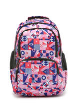 Sac  Dos 2 Compartiments + Pc 15" Miniprix Multicolore fac 5812