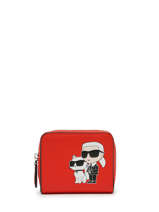 Portefeuille K/ikonik 2.0 Cuir Karl lagerfeld Orange k ikonic 2.0 230W3215