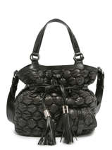 Sac Seau M Premier Flirt Bubble Nylon Et Cuir Lancel Noir premier flirt A12535