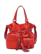 Sac Seau M Premier Flirt Multico Cuir Lancel Orange premier flirt A12363