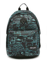 Sac  Dos 2 Compartiments Rip curl Bleu twisted weekend TW134MBA