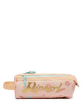 Trousse 2 Compartiments Rip curl Rose seaside breeze SE017WUT