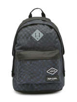 Sac  Dos 2 Compartiments Rip curl Bleu checkers K060