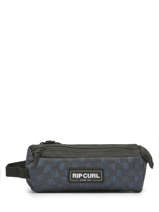 Trousse 2 Compartiments Rip curl Multicolore checkers CH12TMUT